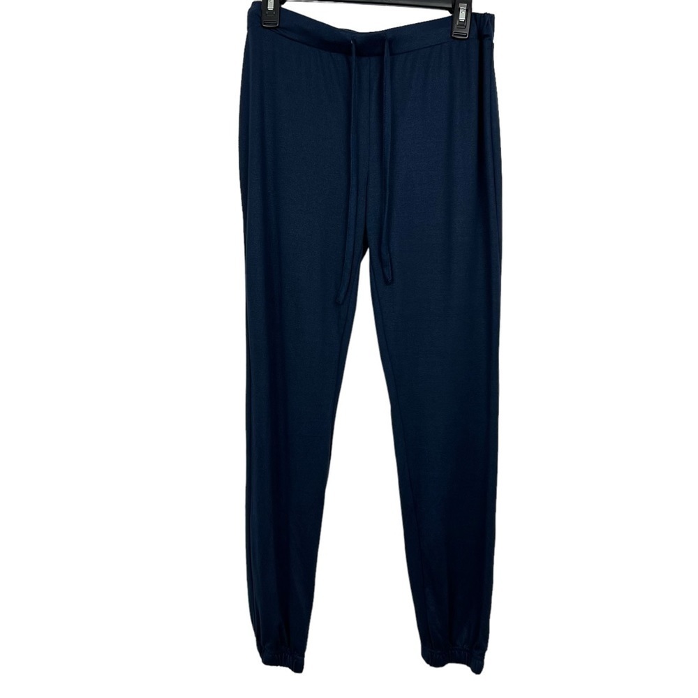 Lucky Brand Women’s 2-Pc Pajamas Sz Medium Blue Multi Color Graphic Stretch - Picture 8 of 12